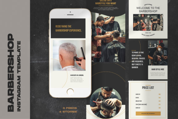 Barbershop V.6 Instagram Templates: A Modern Tool for Creative Professionals