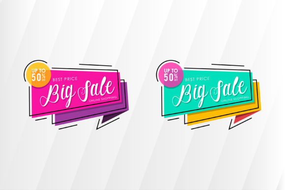 Big Sale Element Banner: A Dynamic Tool for Digital Marketing and Design Workflows