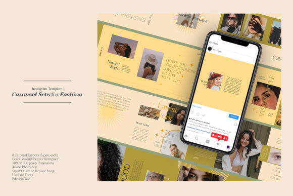 Carousel Fashion Instagram Templates: A Strategic Tool for Visual Storytelling