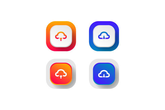 Cloud User Interface Icon Collection for Modern Design Needs