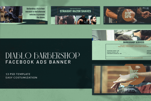 Diablo Barbershop Facebook Ads