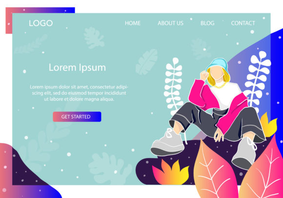 Landing Page Fashion Hangout Clothes: A Versatile Design Solution