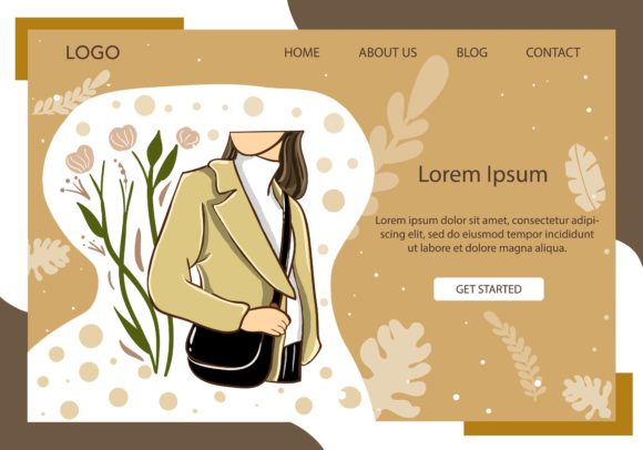 Landing Page Fashion with an Office Suit: A Modern Approach to Professional Design