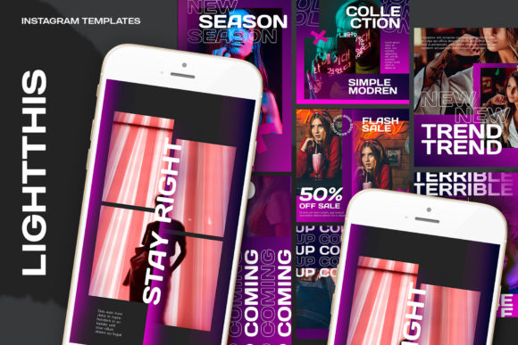 Lighthis Instagram Templates: Creative and Professional Design