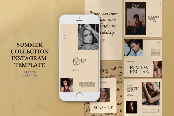 Summer Collection Instagram Templates: A Must-Have for Social Media Content Creators